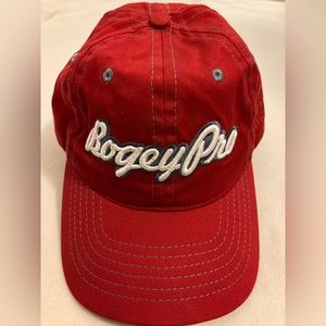 Bogey Pro Red Golf cap, excellent condition, never worn